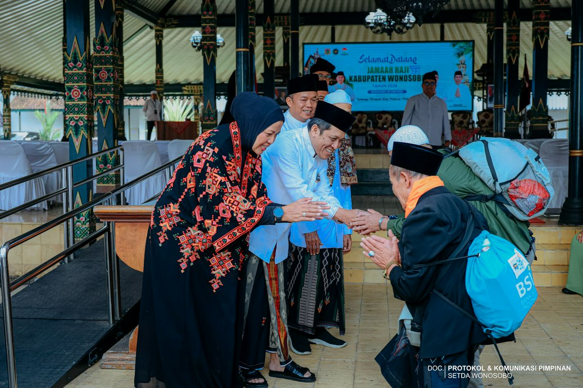 Penyambutan Kedatangan Jemaah Haji Kabupaten Wonosobo Tahun 2026