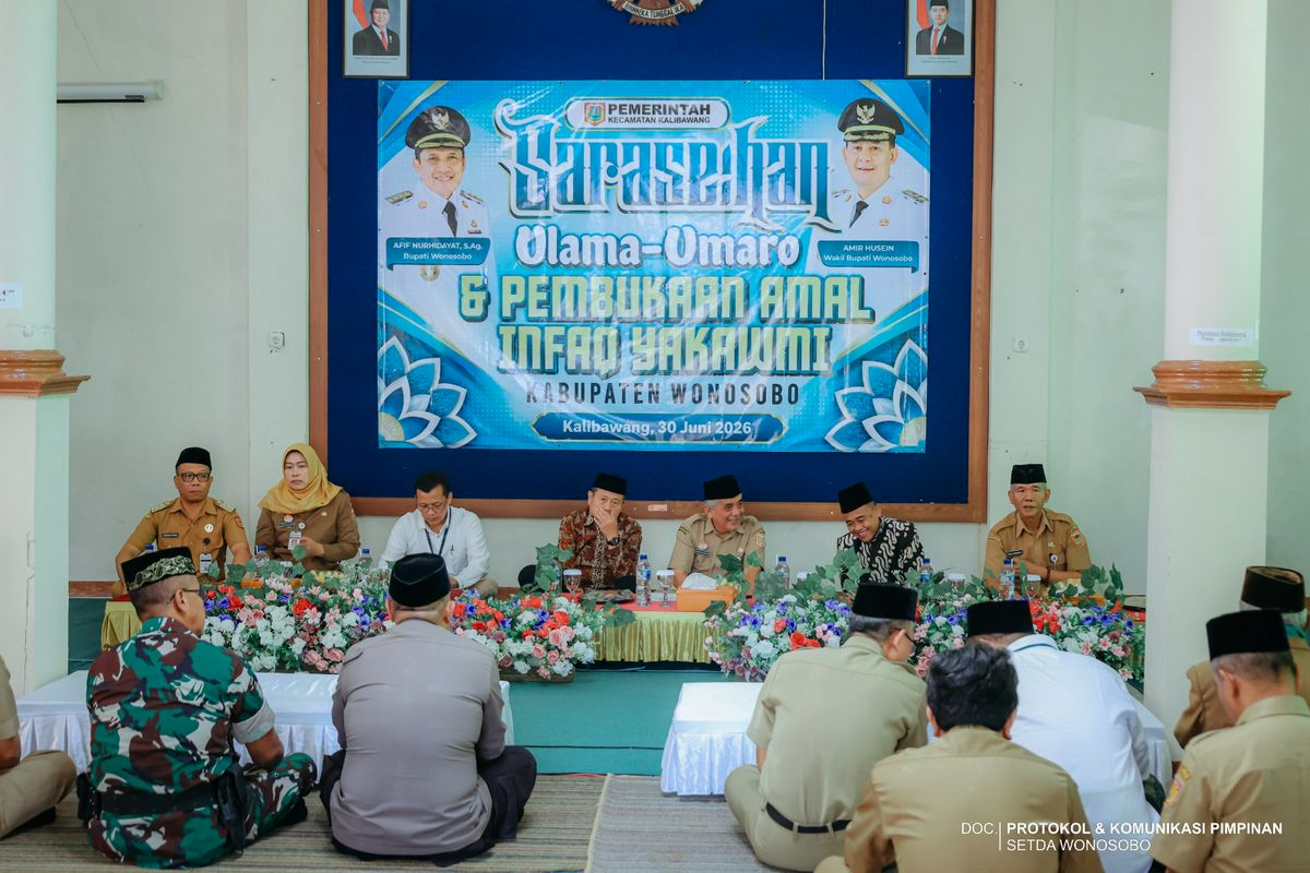 Sarasehan Ulama Umaro' dan Pembukaan Amal Infaq YAKAUMI Kecamatan Kalibawang
