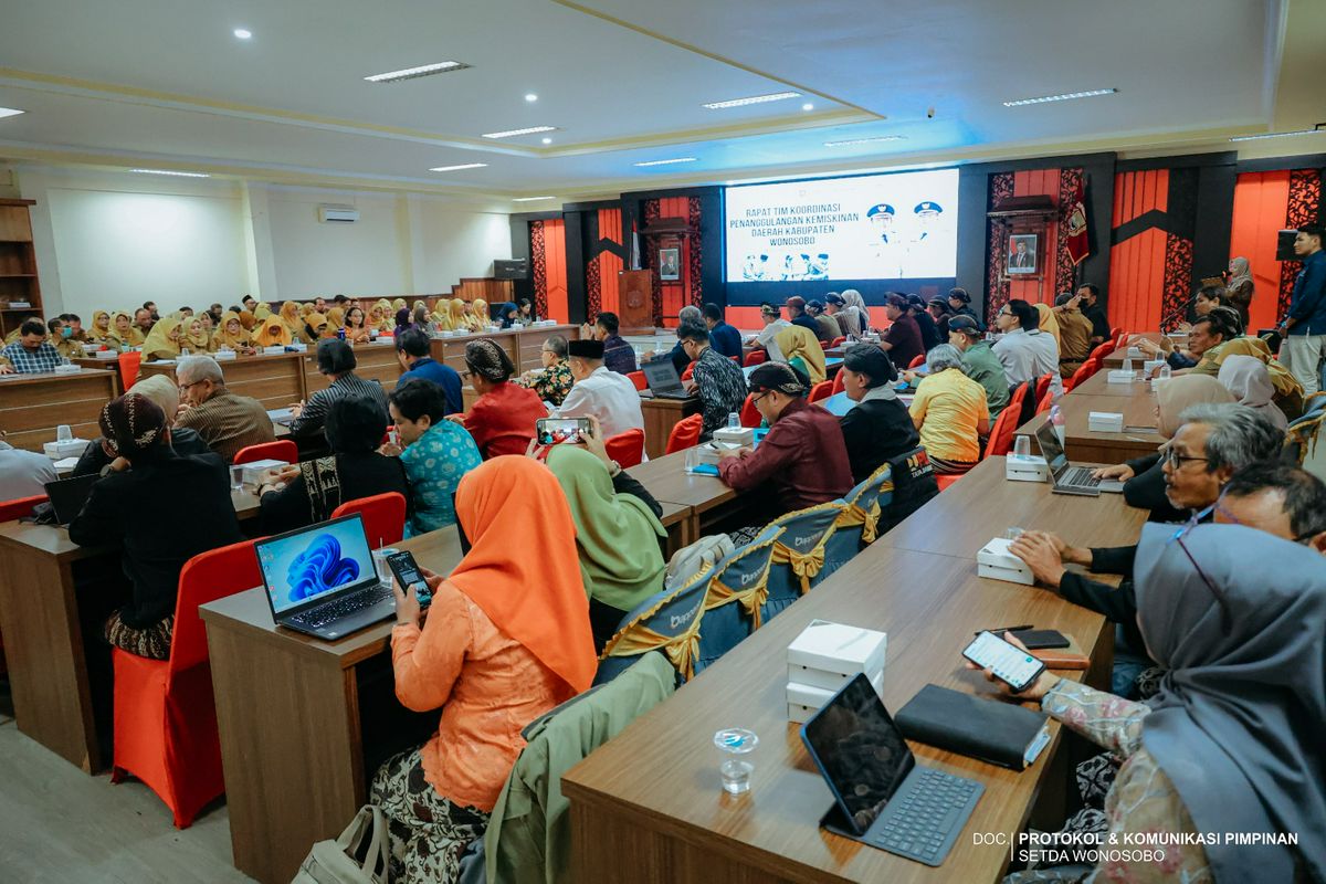 Rapat Tim Koordinasi Penanggulangan Kemiskinan Daerah (TKPKD) Kabupaten Wonosobo