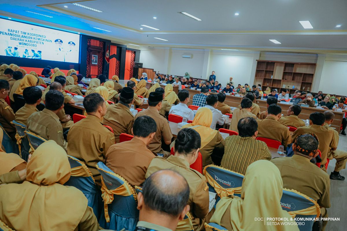 Rapat Tim Koordinasi Penanggulangan Kemiskinan Daerah (TKPKD) Kabupaten Wonosobo