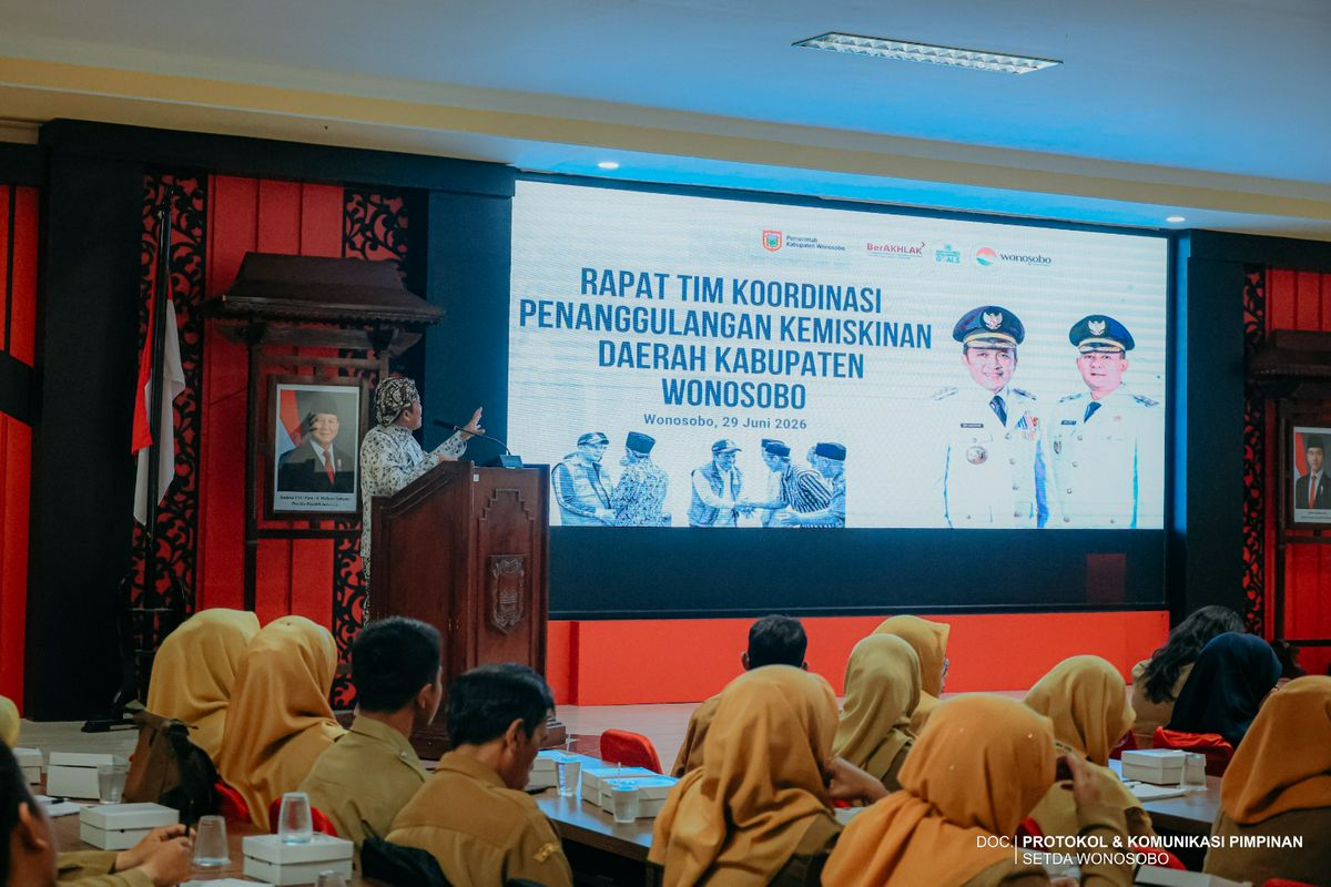 Rapat Tim Koordinasi Penanggulangan Kemiskinan Daerah (TKPKD) Kabupaten Wonosobo