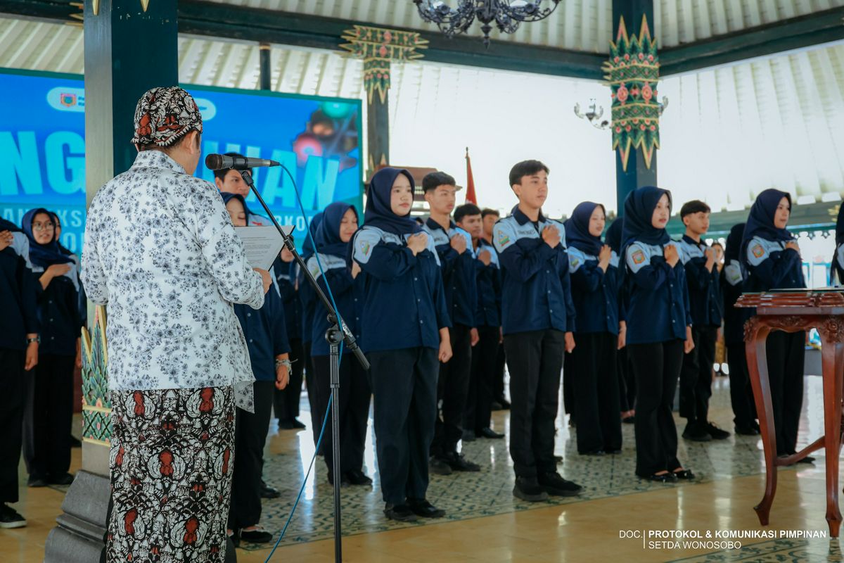 Pengukuhan Pengurus Kesatuan Aksi Pelajar Anti Narkoba (KAPA) Kabupaten Wonosobo Masa Bakti 2026–2027