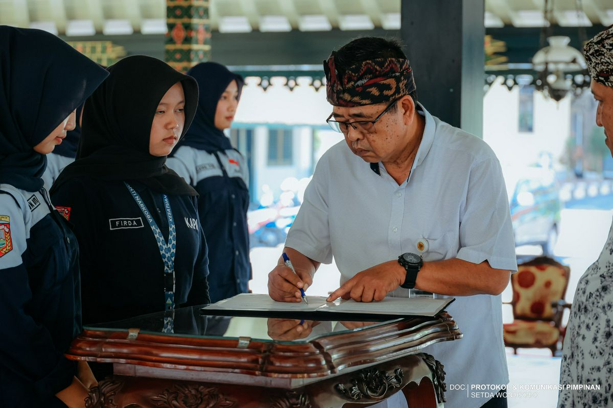 Pengukuhan Pengurus Kesatuan Aksi Pelajar Anti Narkoba (KAPA) Kabupaten Wonosobo Masa Bakti 2026–2027