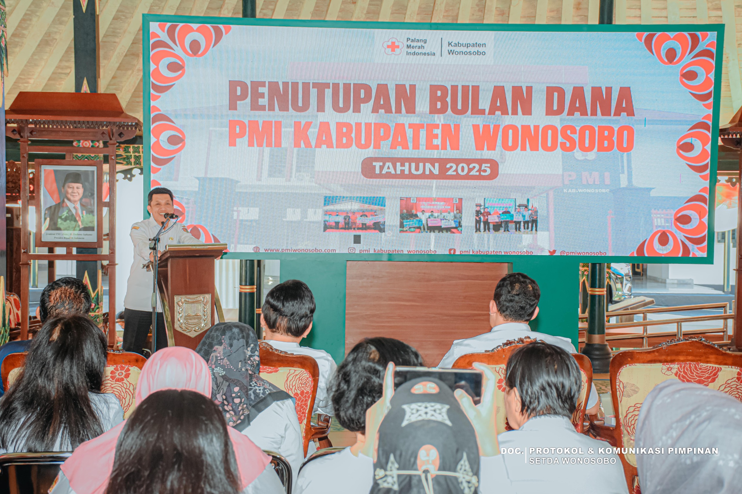 BUPATI WONOSOBO RESMI TUTUP BULAN DANA PMI 2025, TEMBUS RP1,9 MILIAR
