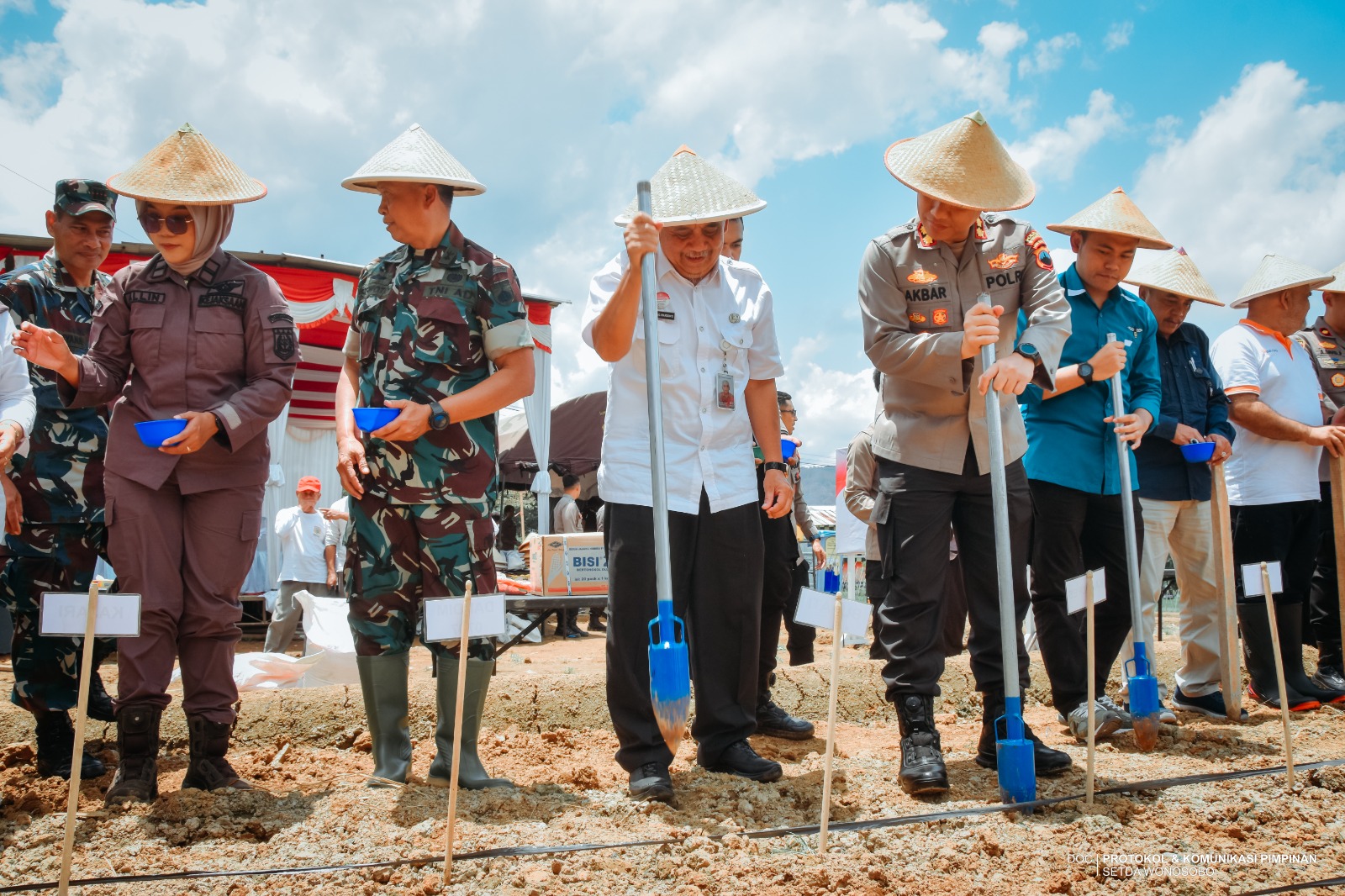 WONOSOBO AMBIL BAGIAN DALAM PENANAMAN SERENTAK JAGUNG KUARTAL IV DALAM RANGKA KETAHANAN PANGAN NASIONAL