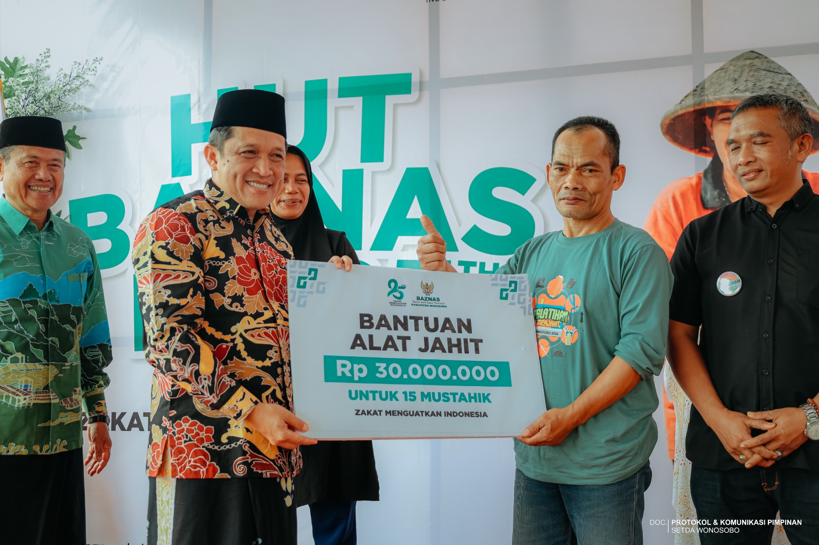 Peringatan Hari Ulang Tahun (HUT) ke-25 Badan Amil Zakat Nasional (BAZNAS)
