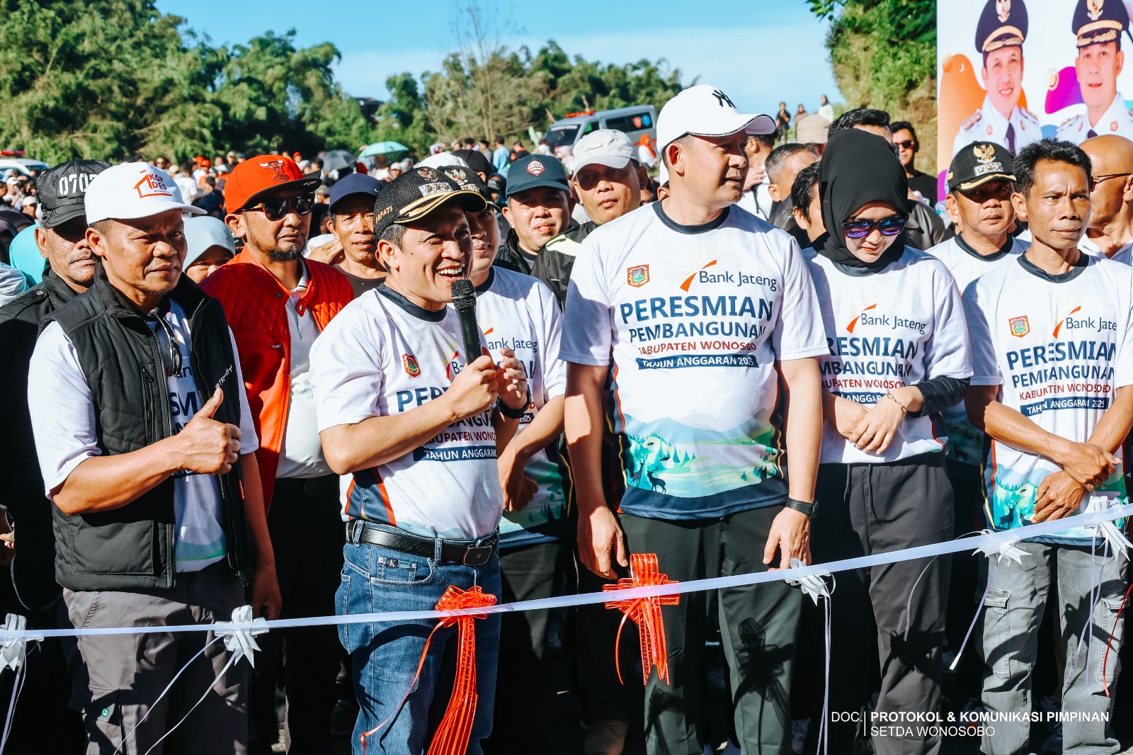 Peresmian Hasil Pembangunan Tahun Anggaran 2025 Kabupaten Wonosobo