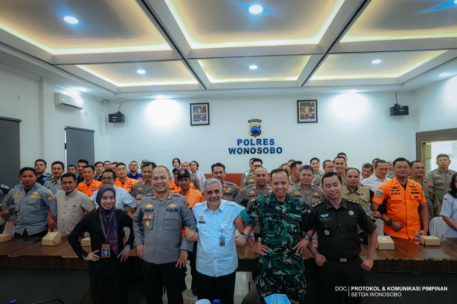 Rapat Koordinasi Lintas Sektoral (Rakorlinsek) dalam rangka antisipasi potensi gangguan kamtibmas
