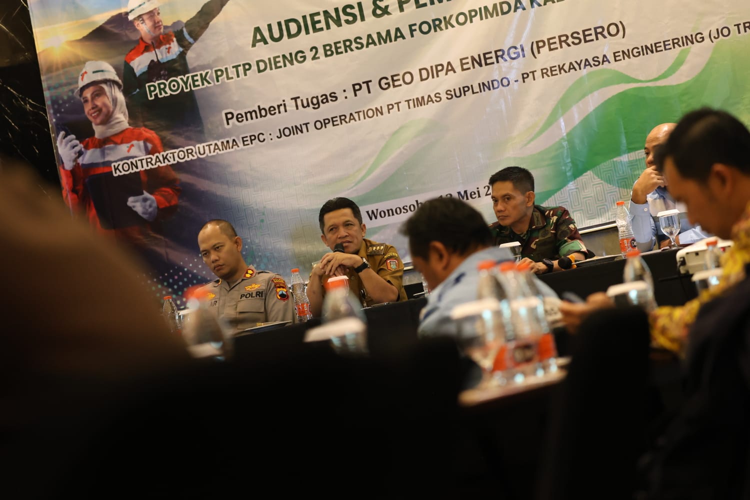 Audiensi dan Paparan Perkembangan Proyek Pembangkit Listrik Tenaga Panas Bumi (PLTP) Dieng 2