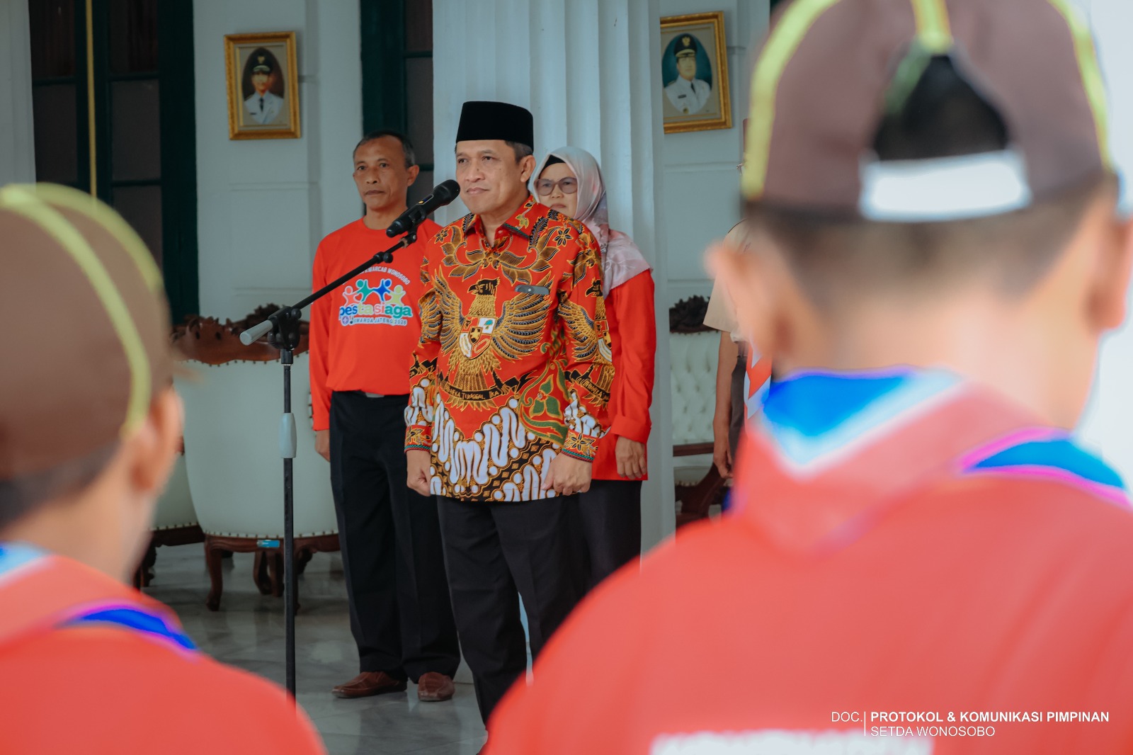 Pelepasan Kontingen Kwartir Cabang Wonosobo untuk mengikuti kegiatan Pesta Siaga Tingkat Provinsi Jawa Tengah